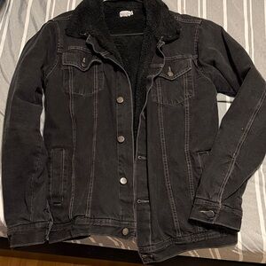 Kinetix Black Sherpa-Lined Jacket